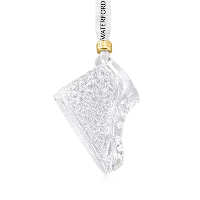Waterford Crystal 2026 Annual Baby's First Boot Ornament In Silver