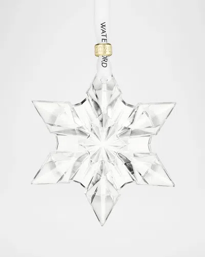 Waterford Crystal 2026 Annual Snowcrystal Christmas Ornament In White