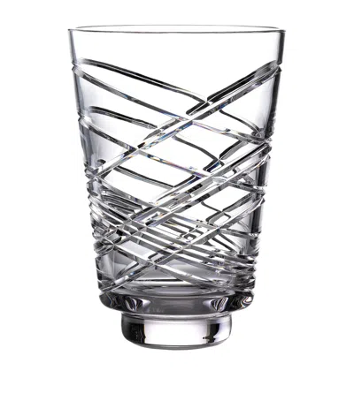 Waterford Crystal Aran Vase In Clear