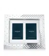 Waterford Crystal Celebrations Double Mount Photo Frame In Metallic
