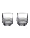Waterford Crystal Circon Tumblers, Set Of 2 In Clear