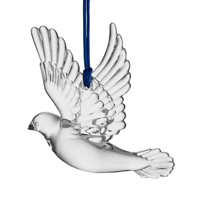 Waterford Crystal Dove Of Peace Ornament In Gray