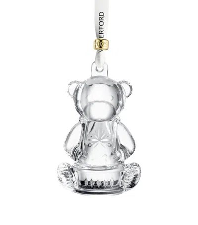 Waterford Crystal First Bear Tree Decoration 2025 In Transparent