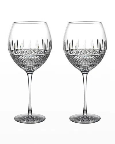 Waterford Crystal Irish Lace Crystal Red Wine Glasses, Set Of 2 In Blue