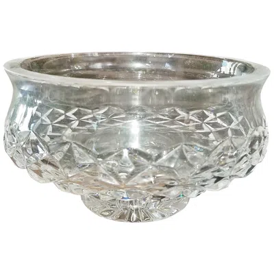 Pre-owned Waterford Crystal Irish  Bowl Comeragh Pattern In Gray