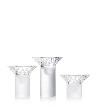 Waterford Crystal Lismore Arcus Candlesticks In Clear