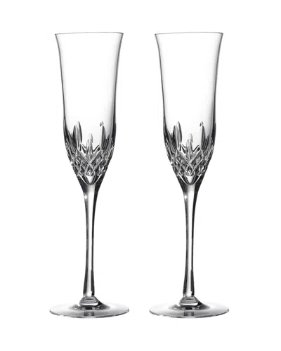 Waterford Crystal Lismore Essence Champagne Flutes, Set Of 2