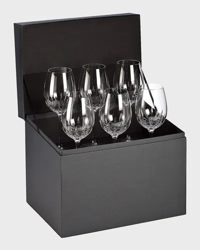 Waterford Crystal Lismore Essence Goblets, Set Of 6 In Transparent