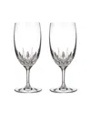 Waterford Crystal Lismore Essence Iced Beverage Glasses, Set Of 2 In Clear