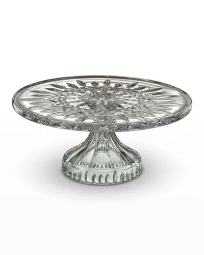 Waterford Crystal Lismore Footed Cake Plate In Gray