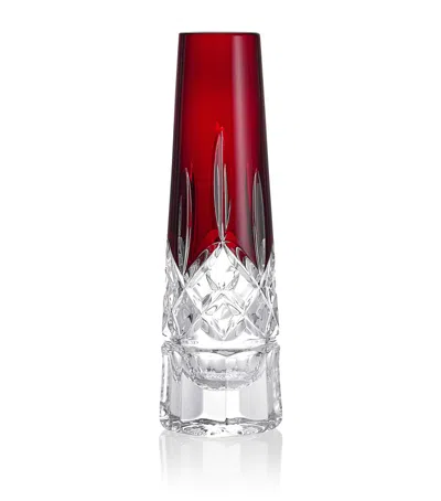 Waterford Crystal Lismore Red Bud Vase