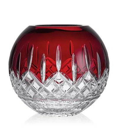 Waterford Crystal Lismore Red Rose Bowl