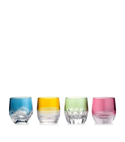 WATERFORD SET OF 4 CRYSTAL MIXOLOGY TUMBLERS