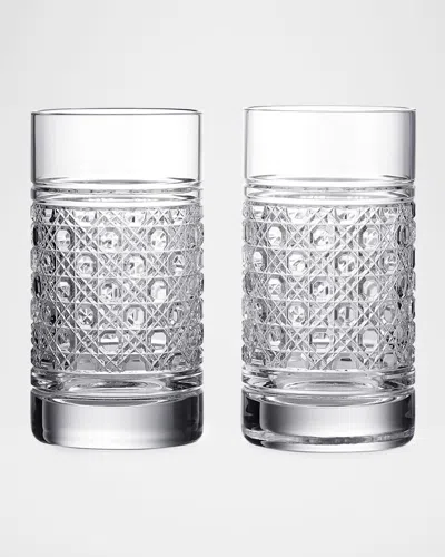 Waterford Crystal Opulence 12 Oz. Crystal Highball Glasses, Set Of 2 In Transparent