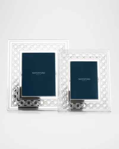Waterford Crystal Opulence Crystal Photo Frame, 5" X 7" In Silver