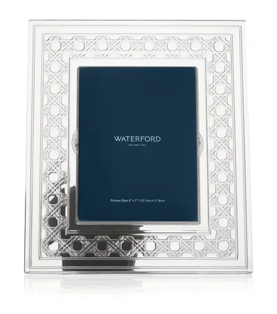 Waterford Crystal Opulence Photo Frame In Silver
