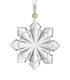 Waterford 2025 Annual Crystal Snowcrystal Ornament In Transparent