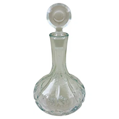 Pre-owned Waterford Crystal Vintage Cut Crystal Ship Captains Liquor Decanter In Gray