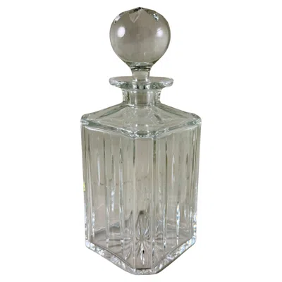 Pre-owned Waterford Crystal Vintage Cut Crystal Whiskey Decanter In Gray