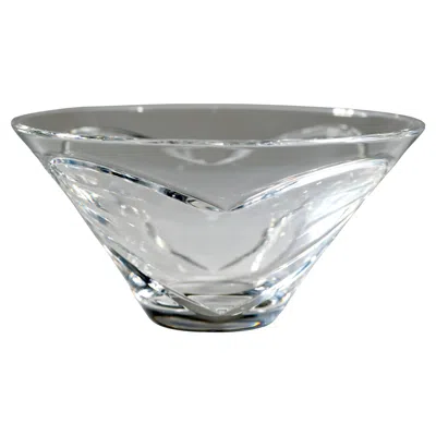 Pre-owned Waterford Crystal Vintage  Bowl, Signed In Gray