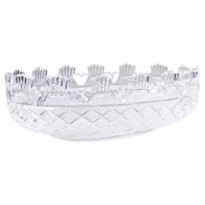 Pre-owned Waterford Crystal Waterford Cut Crystal Serving Dish Bowl In Gray