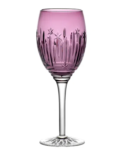 Waterford Crystal Winter Wonders Midnight Frost Wine Glass, Lilac In Blue