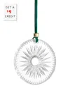 Waterford New Year Disc Firework Ornament In Transparent