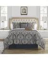 Waterford Dnu Dupe  Bastia Comforter Set In Navy