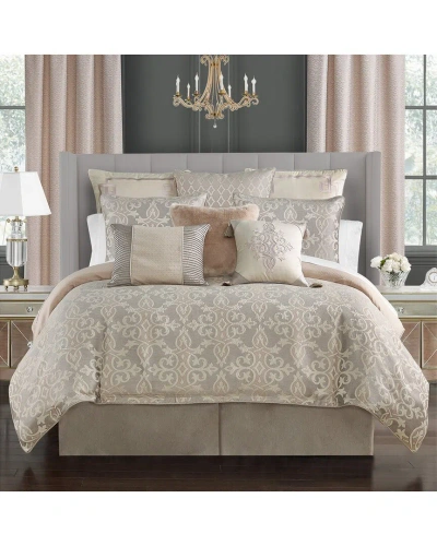 Waterford Dnu Dupe  Travis Comforter Set In Mocha