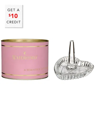Waterford Dnu  Giftology Heart Ring Holder In Pink