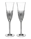Waterford Lismore Diamond Essence Flute 8oz, Set Of 2