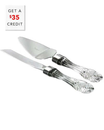 WATERFORD WATERFORD WEDDING 2PC CAKE KNIFE & SERVER SET