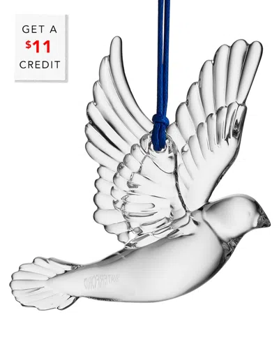 Waterford Dove Of Peace Ornament With $11 Credit In Gray