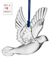 Waterford Dove Of Peace Ornament With $9 Credit In Clear