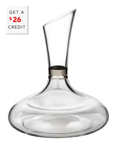 WATERFORD WATERFORD ELEGANCE CARAFE PLATINUM BAND WITH $29 CREDIT