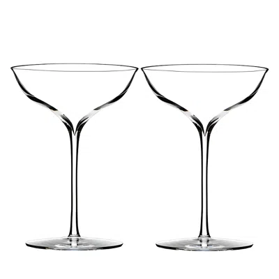 Waterford Elegance Champagne Belle Coupe Glass, Pair In No Color