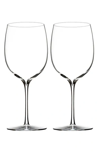 WATERFORD WATERFORD 'ELEGANCE' FINE CRYSTAL BORDEAUX GLASSES