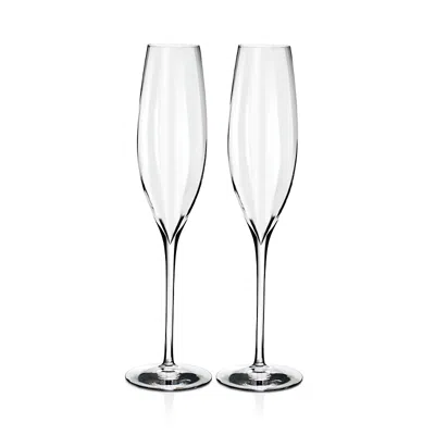 WATERFORD ELEGANCE OPTIC CLASSIC CHAMPAGNE FLUTE, SET OF 2,40027218