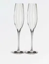 Waterford Elegance Optic Crystal Champagne Flute Set Of Two