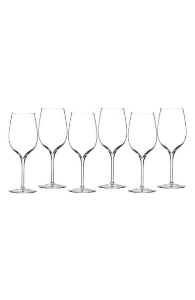 WATERFORD WATERFORD ELEGANCE SET OF 6 FINE CRYSTAL WINE GLASSES