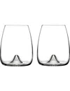 Waterford Elegance Set Of 2 Fine Crystal Stemless Wine Glasses