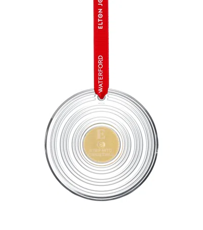 Waterford Elton John Vinyl Ornament In Transparent