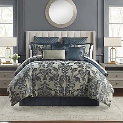 Waterford Everett 6-piece Comforter Set, California King In Teal