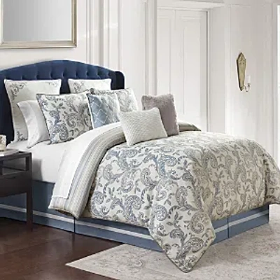 Waterford Florence 6 Piece Comforter Set, California King In Chambray