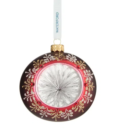 Waterford Holiday Heirlooms Ember Laurel Bauble Ornament In Multi