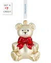 Waterford 2025 Holiday Heirlooms First Teddy Ornament