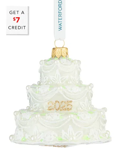 Waterford Holiday Heirlooms Our First Cake 2025 With $7 Credit In Gray