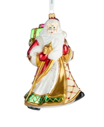 Waterford Holiday Heirlooms Santa Ornament In Multi