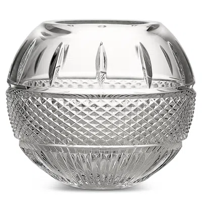 Waterford Irish Lace Rose Bowl Vase In Transparent