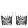 Waterford Irish Lace Crystal White Wine Glasses Set Of Two